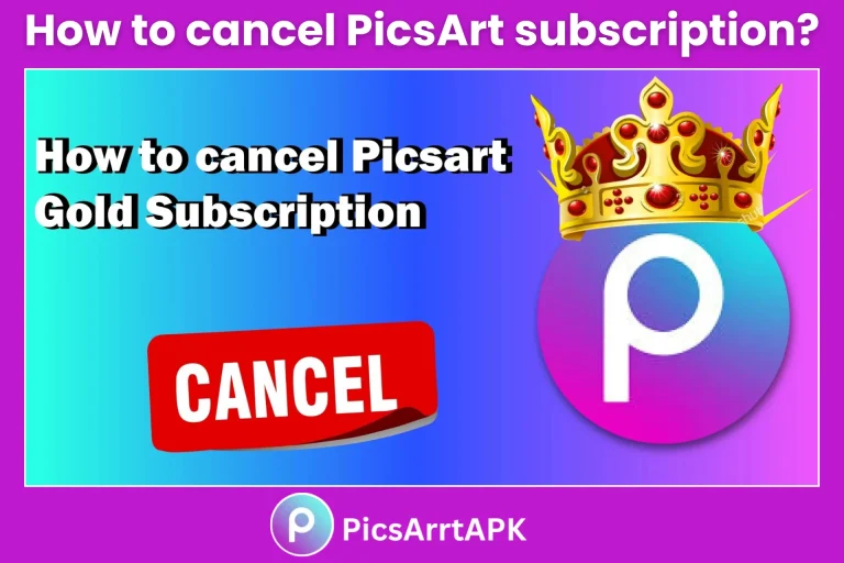 cancel PicsArt subscription