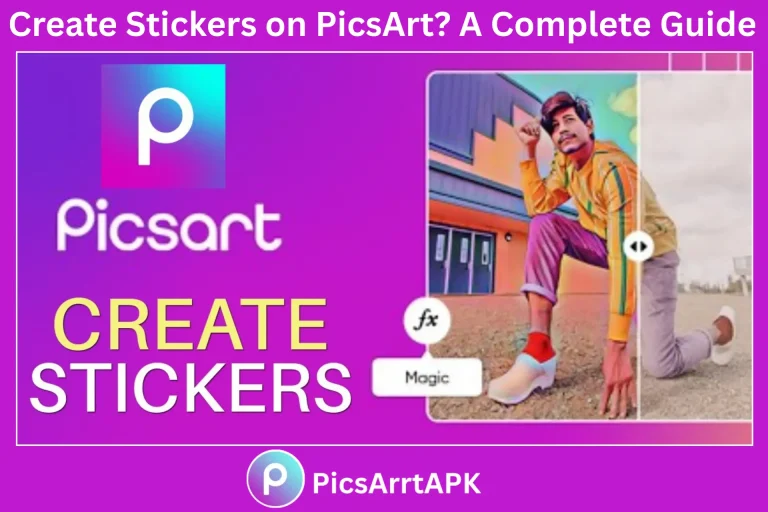 create stickers in picsart